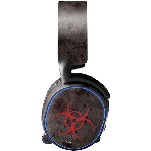 Biohazard Red SteelSeries Arctis 3 Skin